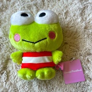 Keroppi 7" Plush Japan Tokyo Puroland-NWT